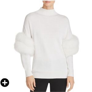 Elsa Sweater - fur sleeve